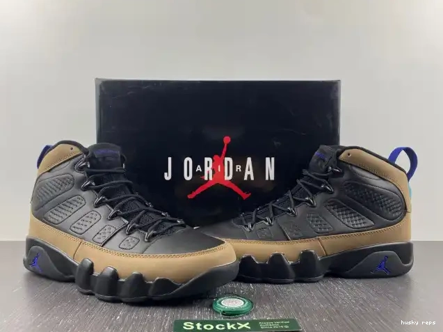 Rep Husky CT8019-034 9 Retro Air Jordan Concord Olive 0210