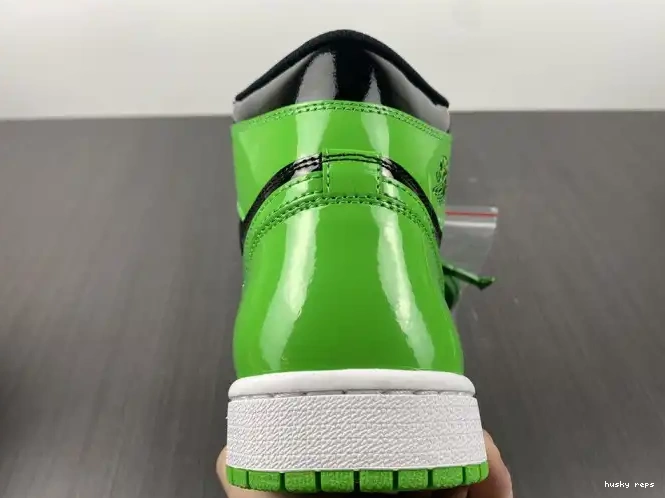 Cheap Husky Pine Jordan Green 1 High OG 555088-030 Air 0228