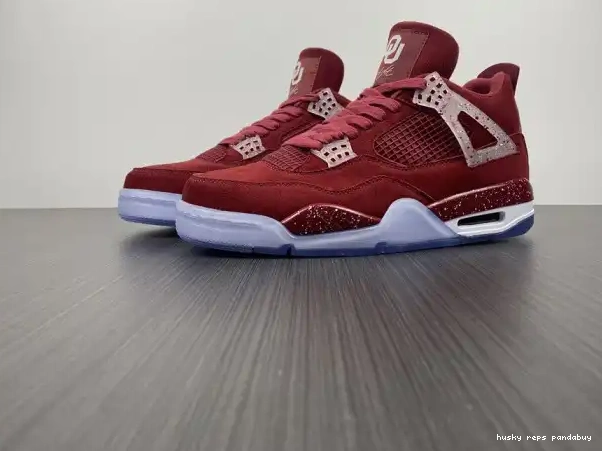 Rep Husky AJ4-904282 PE Jordan 4 Oklahoma Sooners Retro 0307