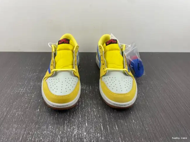 Cheap Husky OG 1 Scott Air Canary Low x Jordan Travis DZ4137-700 0305