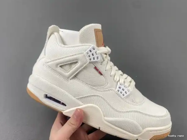 Cheap Husky x Air Jordan 'White' Levi's AO2571-100 4 0307