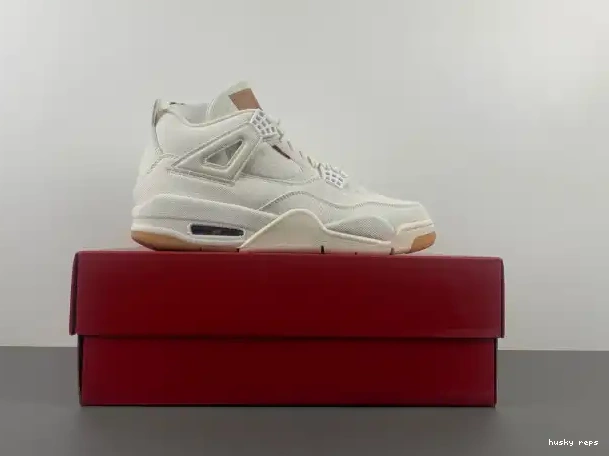 Cheap Husky x Air Jordan 'White' Levi's AO2571-100 4 0307