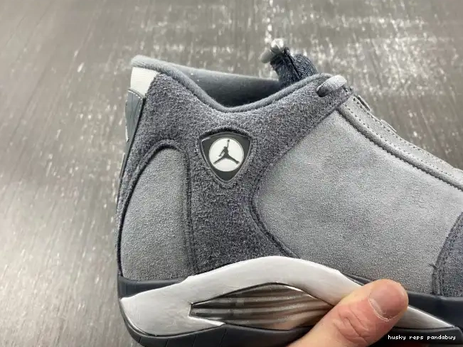 Rep Husky Grey Jordan Air 14 Flint FJ3460-012 0316