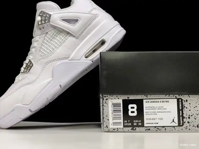 Cheap Husky Retro Air Pure Money Jordan 4 308497-100 0303