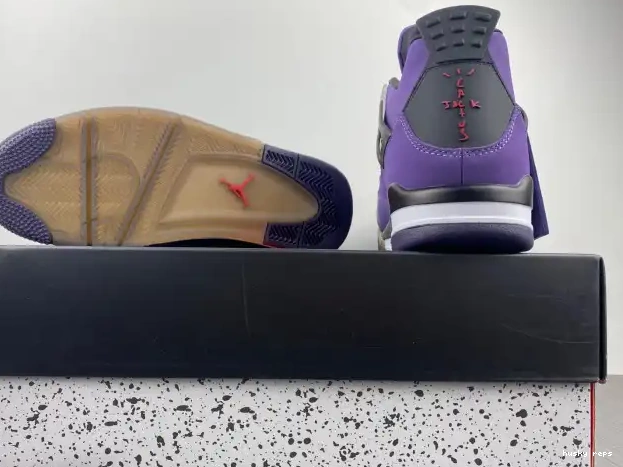 Rep Husky Travis Scott Purple and Retro (Friends 4 LN4 Jordan 766296 Family) 0308