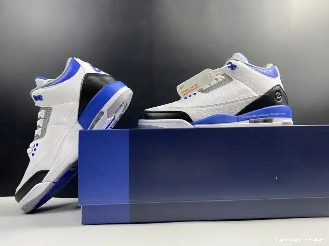 Rep Husky Jordan White 3 Air CT8532-040 Retro Blue 0306