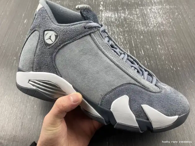 Rep Husky Grey Jordan Air 14 Flint FJ3460-012 0316