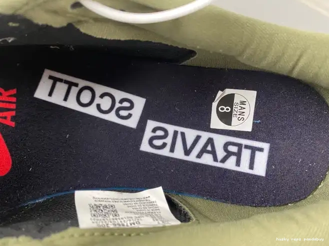 Rep Husky 1 OG MEDIUM SCOTT AIR TRAVIS JORDAN LOW DM7866-200 OLIVE X 0304