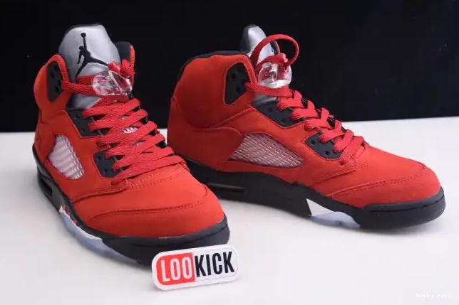 Rep Husky DD0587-600 (2021) Retro Jordan Red Raging Bulls 5 0303