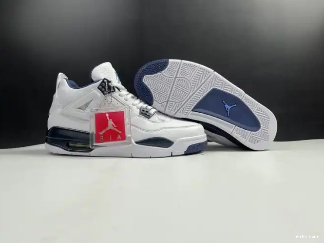 Rep Husky Retro 4 Jordan Columbia (2015) 314254-107 0310