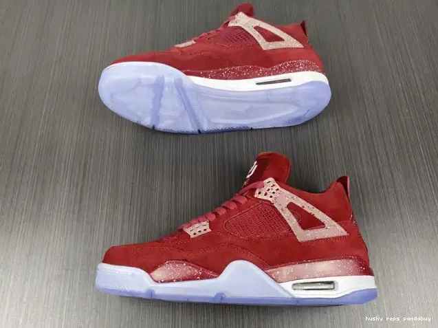 Rep Husky AJ4-904282 PE Jordan 4 Oklahoma Sooners Retro 0307