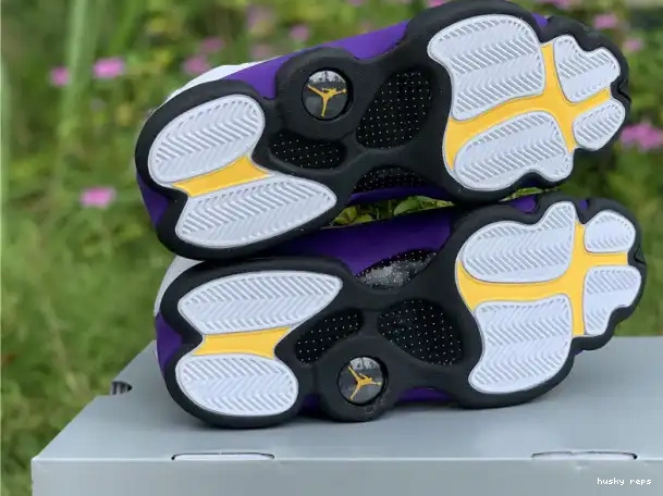 Cheap Husky Jordan 13 414571-105 Lakers Air 0311