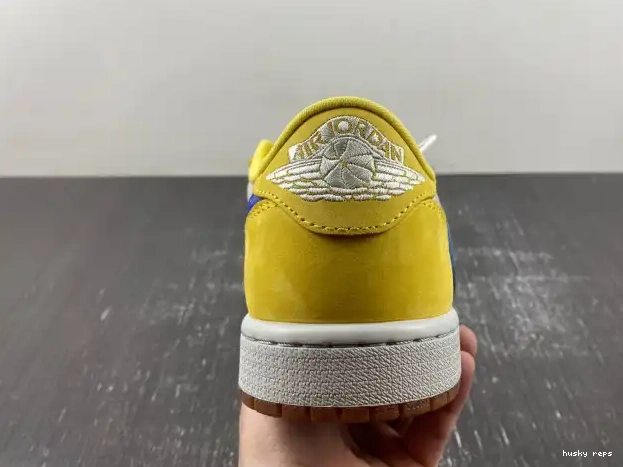 Cheap Husky OG 1 Scott Air Canary Low x Jordan Travis DZ4137-700 0305