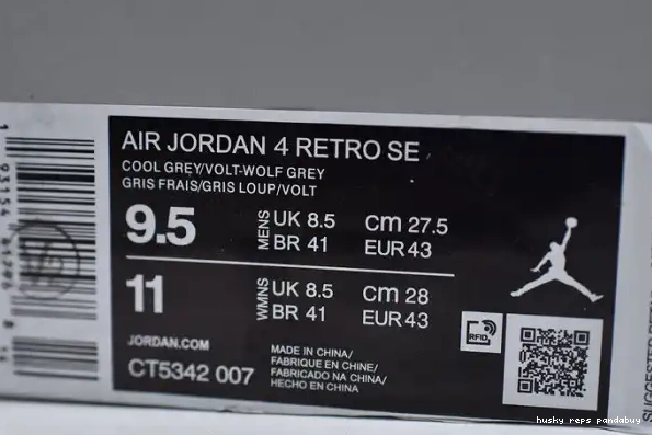 Cheap Husky Neon Jordan Air CT5342-007 SE 4 0312