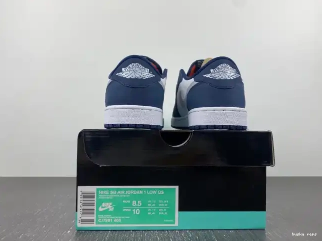 Cheap Husky Low Navy SB Midnight Jordan 1 CJ7891-400 0301