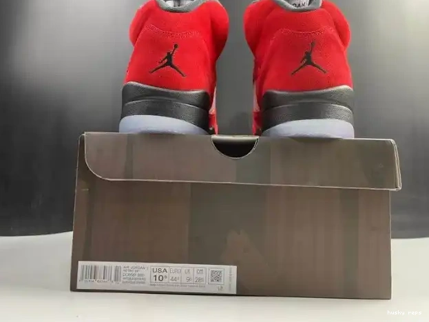 Rep Husky DD0587-600 (2021) Retro Jordan Red Raging Bulls 5 0303