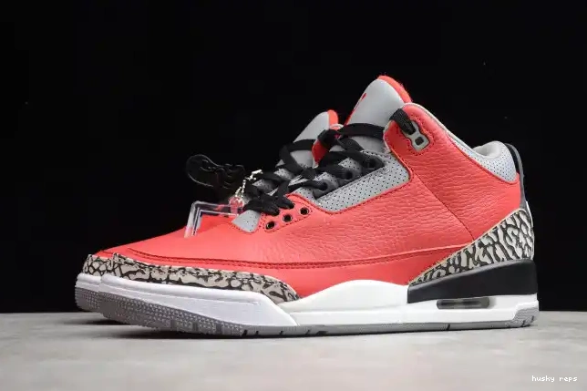 Cheap Husky Air Jordan Cement 3 Red CK5692-600 0303