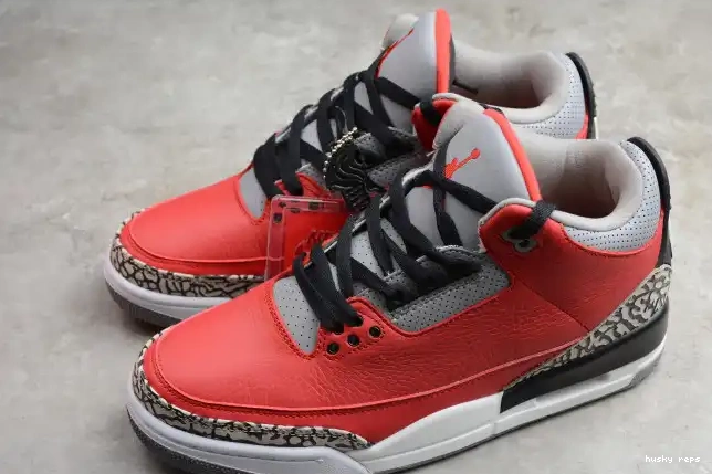 Rep Husky Air CK5692-600 Cement Jordan Red 3 0317