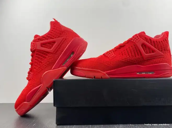 Rep Husky AQ3559-600 Jordan Red Flyknit 4 Retro 0316