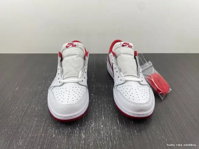 Rep Husky Red Jordan White 705329-101 1 Retro Varsity Low 0312