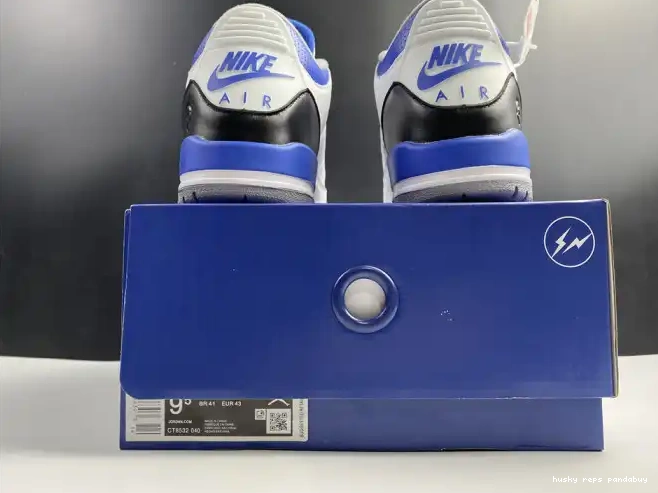 Rep Husky Jordan White 3 Air CT8532-040 Retro Blue 0306