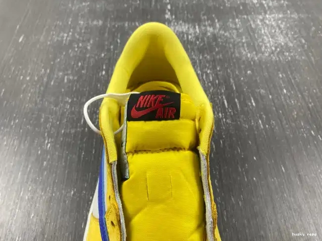 Cheap Husky OG 1 Scott Air Canary Low x Jordan Travis DZ4137-700 0305